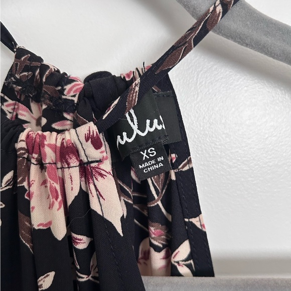 Lulu’s Feel the Music Midnight Navy Blue Floral Print Maxi Dress - Picture 5 of 9